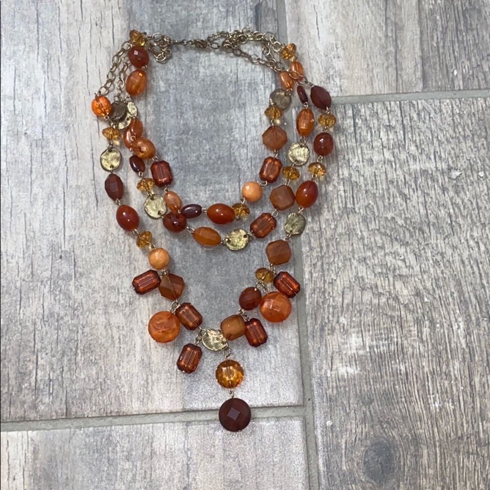 Orange necklace